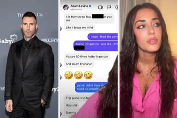 adam levine leaked nudes|People Are Cringing At Adam Levine’s Alleged Leaked DMs, And。